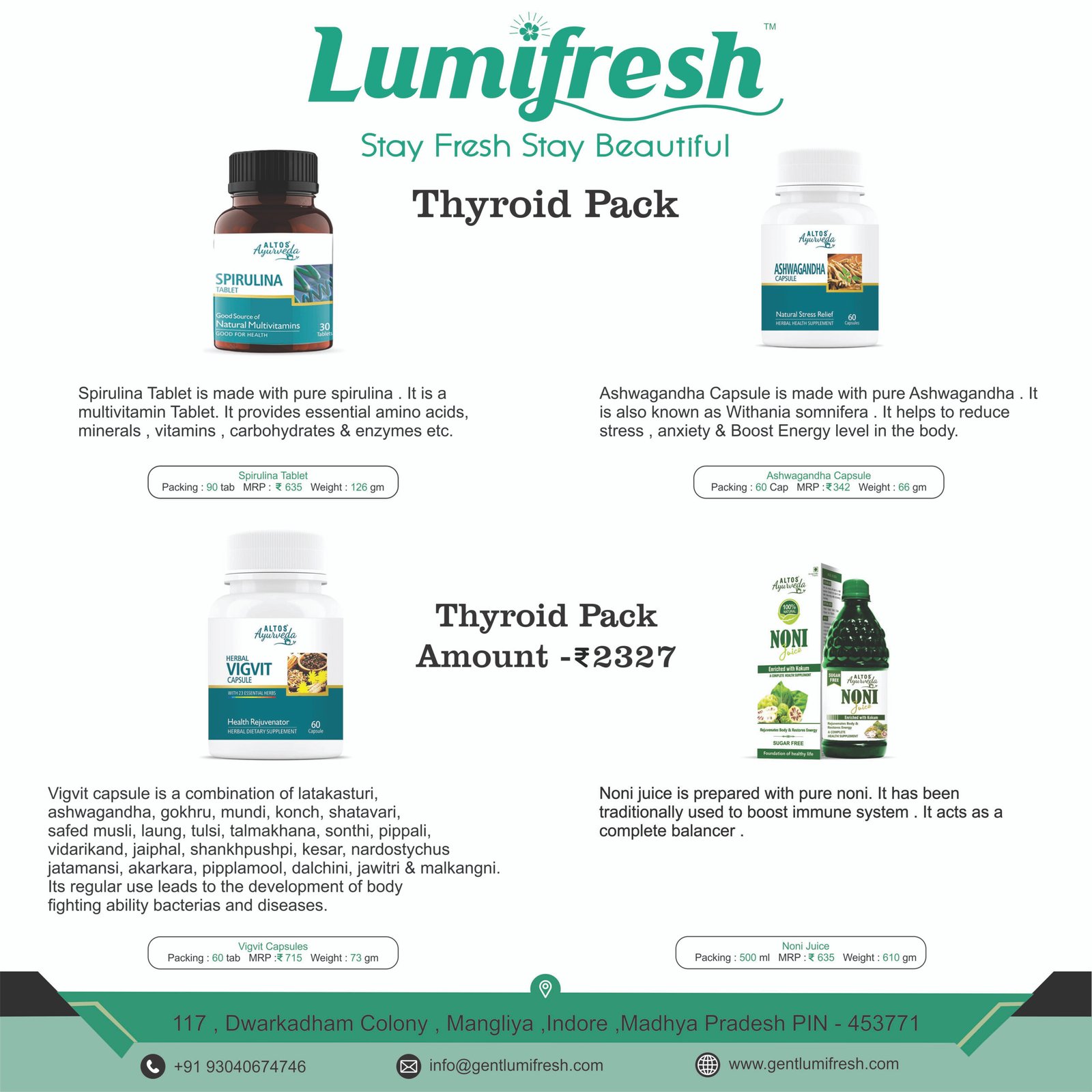 Thyroid Pack